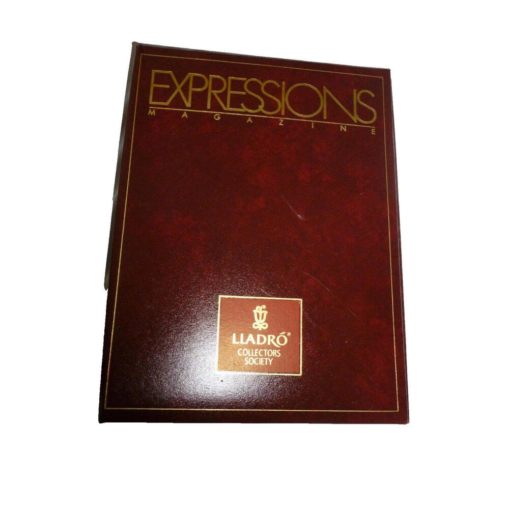 Lladro Expressions Collector Society Empty Folder for Magazines